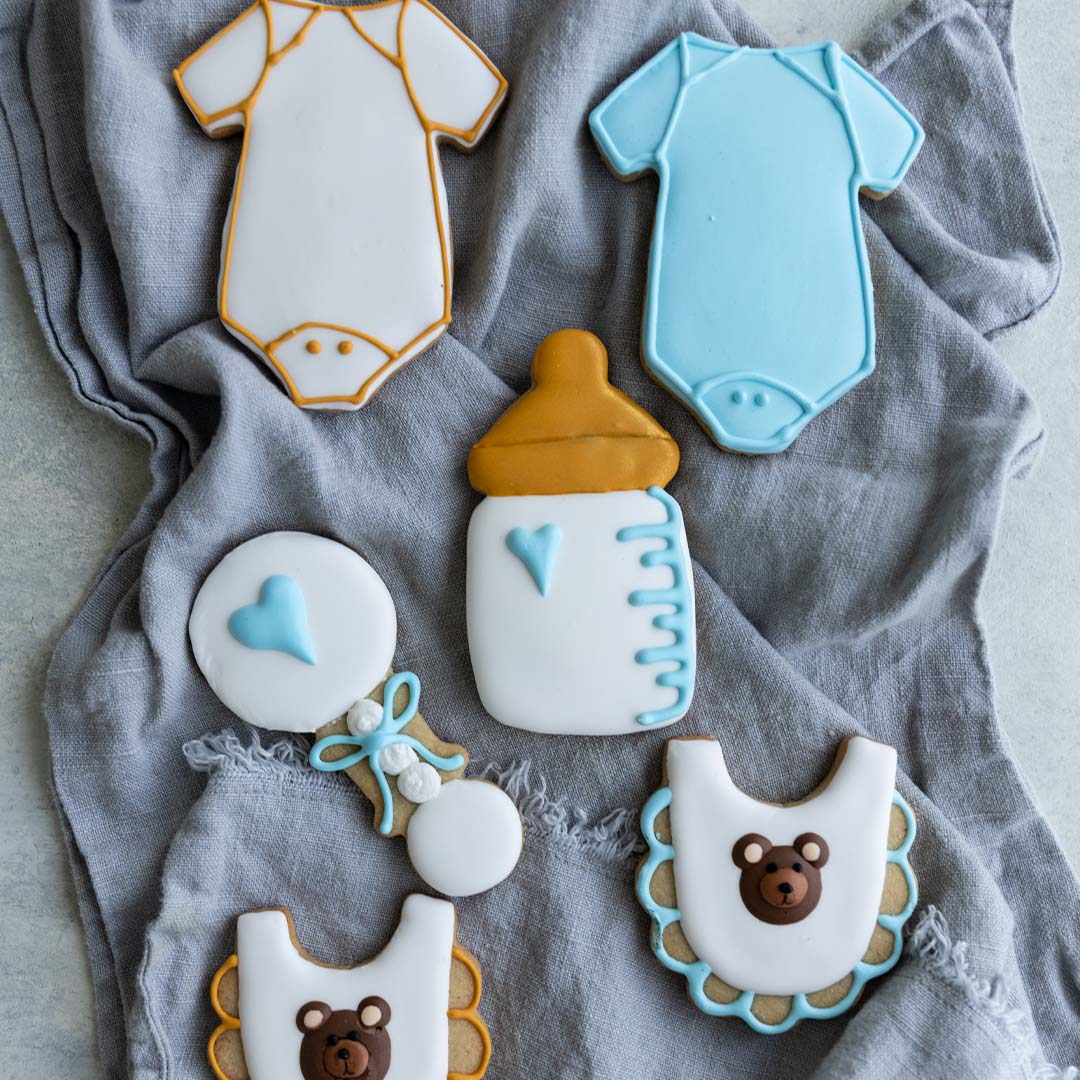 Baby Shower Decorated Cookie Set